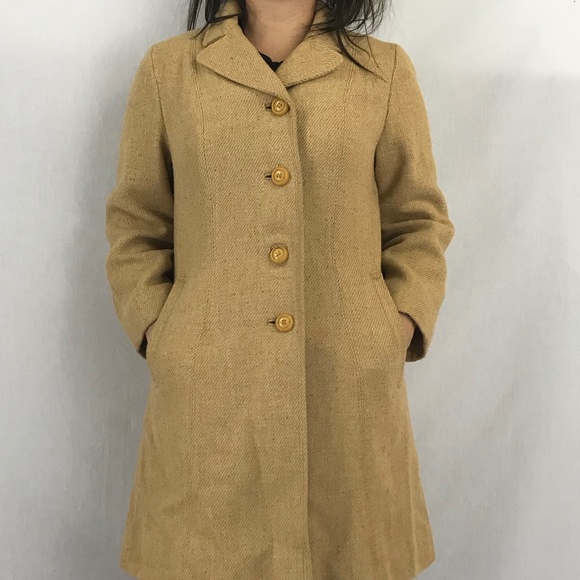 50s Vintage Ken Whitmore Tweed Coat